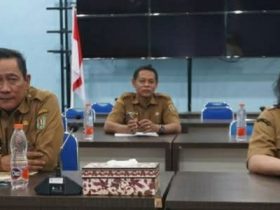 Rakor yang digelar secara daring tersebut berlangsung di Media Center Diskominfostandi Kabupaten Katingan