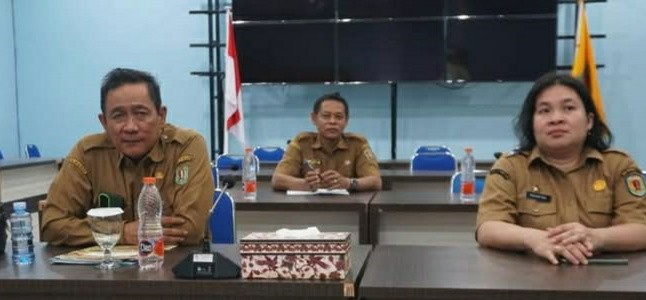 Rakor yang digelar secara daring tersebut berlangsung di Media Center Diskominfostandi Kabupaten Katingan