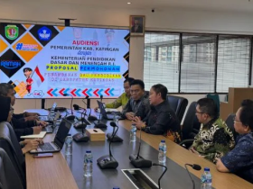 Bupati Katingan, Saiful, melakukan audiensi dengan Kementerian Pendidikan Dasar dan Menengah RI