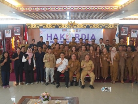 Wakil Bupati Murung Raya, Rahmanto Muhidin, hadir mewakili Bupati Heriyus