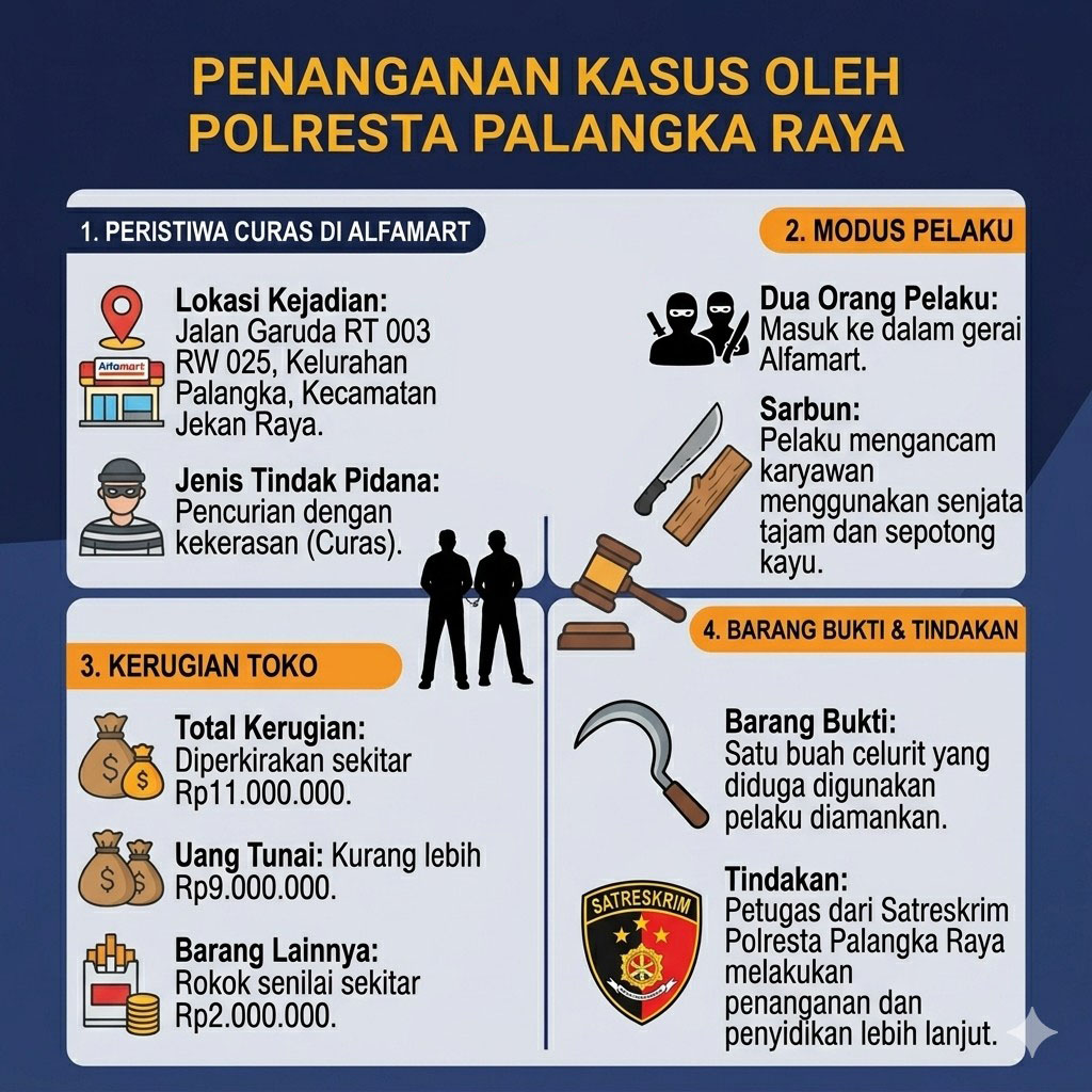 Infografis Perampokan Alfamart